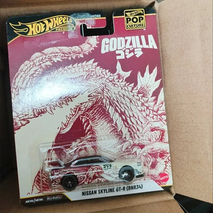 New Hot Wheels Entertainment Culture Series 1/64 Nissan Skyline Stranger Things Bmw Lincoln Alloy Die-Cast Car Models Xmas Gifts