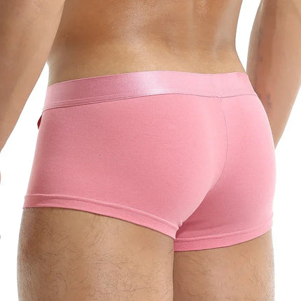 1/2 Pieces Open Front Underwear Men Cotton Sexy Men's Boxer Shorts Panties Breathable Pouch Bulge Underpants Male