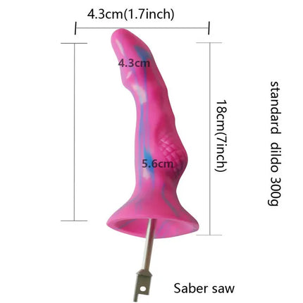 Sex Machine Sav Elastic Contraction Adapter for V-U-LOCK Attachments Dildo Saber Jigsaw Reciprocating Saw A Large Animal Dildo