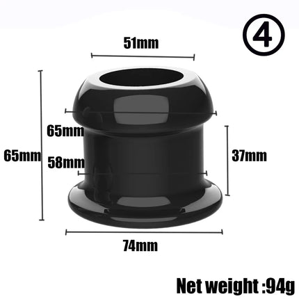 Hollow Anal Plug with Removable Cap Silicone Tunnel Butt Plug Anal Dilator Stretching Adult Sex Toy for Men Women Gay Fetish