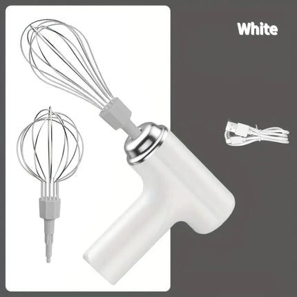1 Portable Electric Mixer and Mixer - USB Charging, Wireless, Portable, Lightweight, Easy to Use