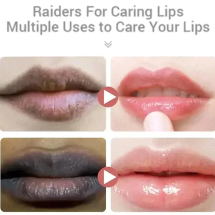 Remove Dark Lip Balm Moisturizing Lighten Melanin Bleaching Lip Gloss Lip Pink Lipstick Exfoliating Fade Lip Line Beauty Health