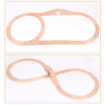 Kinds Of Wooden Track Accessories Beech Wood Railway Train Track Toys Fit for Biro All Brands Wooden Tracks Kids Education Toys