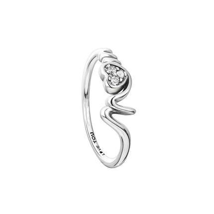 Hot Selling New 925 Silver,Heart-shaped,Snake Shaped,Snowflake Ring suitable for European Women' Holiday Gifts,Exquisite Jewelry