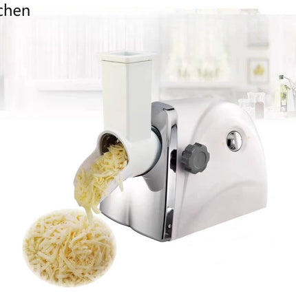 LXC grinder electric commercial automatic cheese slicer stainless steel mozzarella grinder cheese crumble