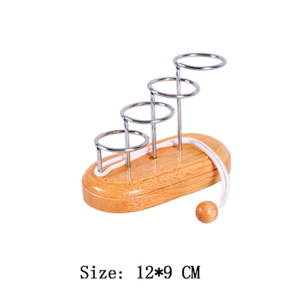 Classic IQ 3D Wooden Puzzle Adults And Kids Casse Tete Baffling Puzzles Headache Brain Development Toys Rompecabezas De Madera