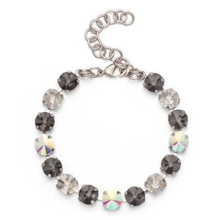 New Design Hot Deal Crystal Charms Bracelets For Women Claw Drill Set Colorful Crystal Bracelets Lobster Clasp  Link Chain