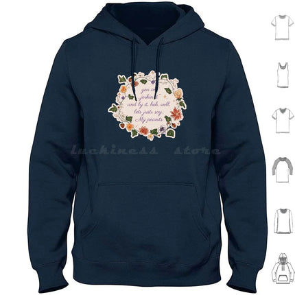 Lets Justr Say...my Peanits Hoodies Long Sleeve Funny Tweet Viral Tweet Straight Up Jorkin It Jorking It Peanits Flower