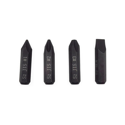 36mm JIS Impact Screwdriver Bits with 5/16“ Hex Shank, S2 Alloy Steel-Ideal for Japanese Automotive and Motorcycle Repairs