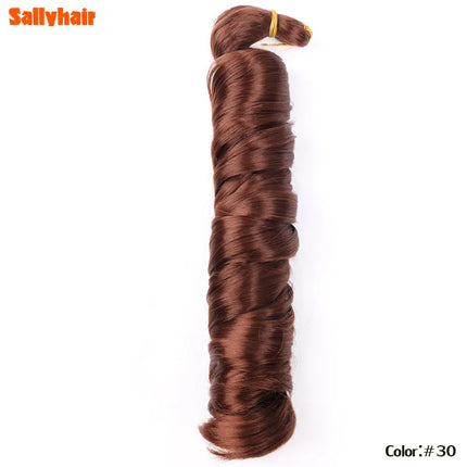 Synthetic 18inch French Curls Braiding Hair Crochet Braids 45cm Ombre Braiding Hair Curls 150g Pre Stretched Extensions Bulk