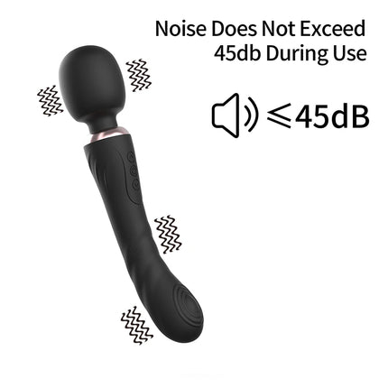 Powerful Huge Head Vibrator for Female Masturbation Orgasm AV Magic Wand Massager Nipple Clitoris Stimulator Sex Toys for Woman