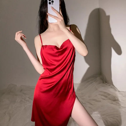 Women's Underwear Sexy Lingerie Set Erotic Nightdress Sexy Lace Sleepwear Solid Slim Soft Dresses Erotic Sleepwear Thongs