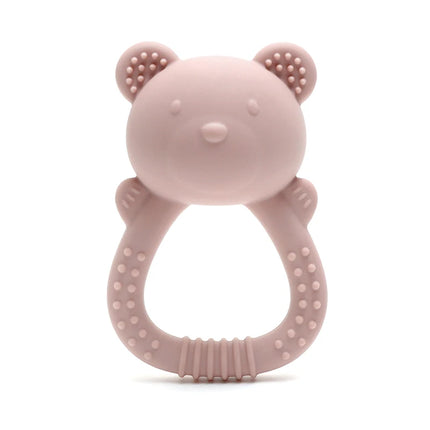 2025 Bear Teether Lion Baby Rattle with Bell Sunflower Silicone Teether 0-1 Year Toy Musical Baby Toy Baby Teether