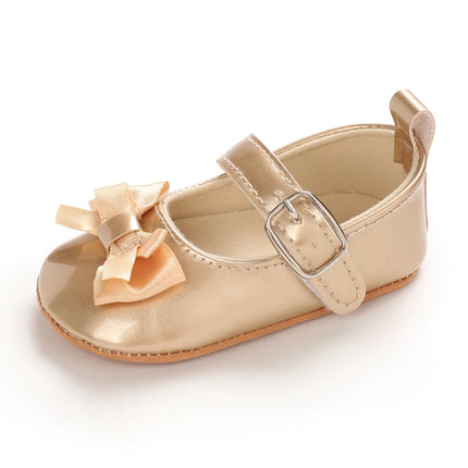Spring and Autumn Style 0-1 Year Old Baby Walking Shoes Soft Rubber Soled Baby Shoes Breathable and Non Slip Princess Shoes
