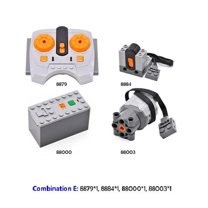 Technical Blocks Servo PF Train Motor Power Functions MOC High-Tech Parts Bricks Accessories Technik Servo RC Motor 8884 85 8879