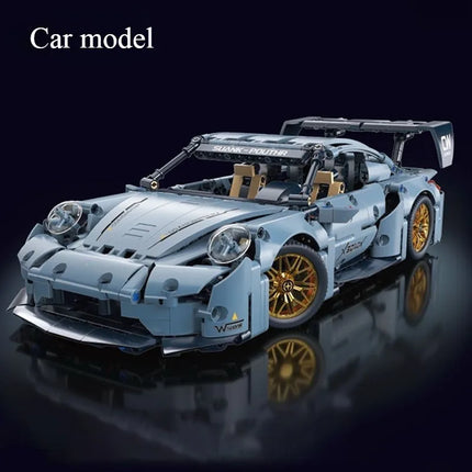 1200 PCS Technology 1:14  Supercar racing building blocks assembled brick car toy gift for boys birthday present