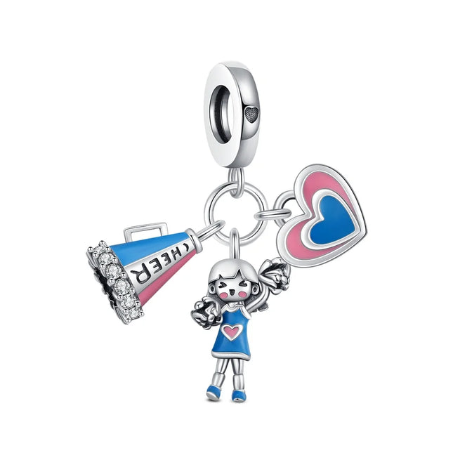 2025 Classic Ballet Pendant Fit Bracelet Diy For Women Daily Wear mermaid Cheerleading Charm Fashion Jewelry Love Birthday Gift