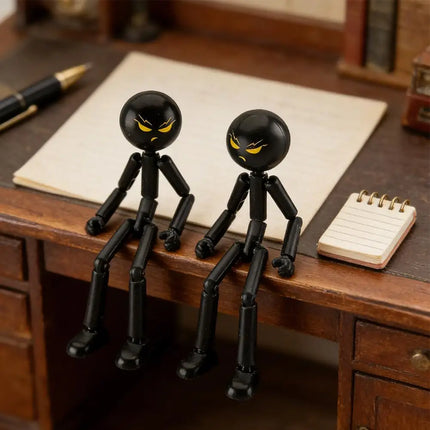 3D Printing Mannequin Multi-jointed Stickman Toy Stickman Action Figure Toy with Movable Joints Assembled Gifts For Kids Adult