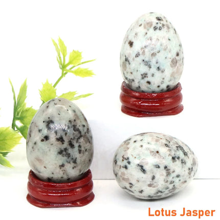 30x40mmNatural Crystal Stone Yoni Egg Polished Amethyst Quartz Healing Mineral Ball Kegel Exercise Massage Craft Home Decor Gift