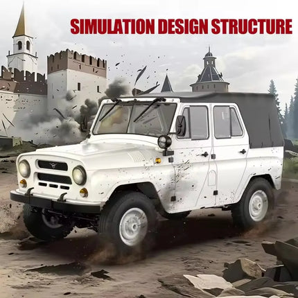 Kid WPL C94 C24 C54 4WD Off-road Car Simulation UAZ-469 Electric Buggy Climbing Off road Vehicle New Year Boy Gift Toy