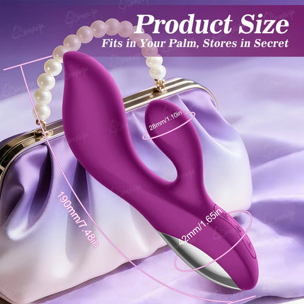 10 Powerful Vibration Modes Rabbit Vibrator G Spot Massager Clitoris Stimulator for Women Sex Toys Shop Adults Goods for Female