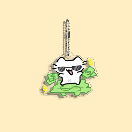 Funny Cat Character Keychain Student Gift Bag Women's Bag Cute Things Gift For Best Friends Wholesale Gifts Kitty