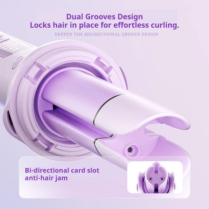 4-in-1 Automatic Curling Iron Multifunction Hair Styler Ceramic Negative Ion Straightener Curler Wand for Women Style Waves