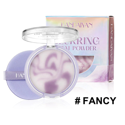 Light Mist Waterproof Oil Control Matte Concealer  Brightening Complexion Setting Powder with Powder Puff