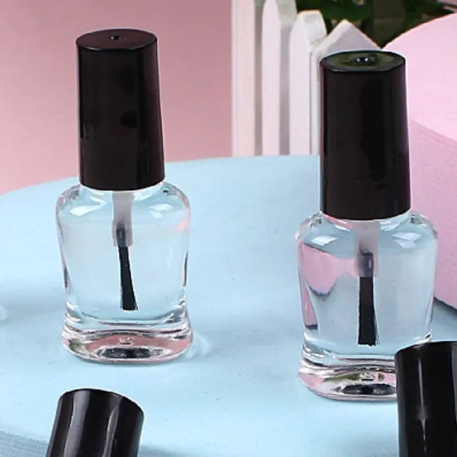6ml Health Transparent Top Coat Clear Enhance Glitter Nail Polish Nail Art Armor Oil No-bake Long-lasting Quick-drying Oil