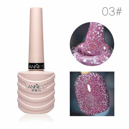10ml Glittering Diamond Nail Polish Gel Fashion DIY Dandy Broken Diamond Gel Nail Art Semi Permanent Nail Varnishes Manicure