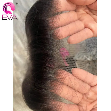 Eva Hair Ultra Fitted HD Lace Frontal Pre Plucked Natural Hairline Human Hair 5x5/6x6/7x5 HD Lace Closure 13x6 Invisible HD Lace