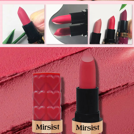3PCS Matte Velvet Lipstick Set Waterproof Long Lasting Non Fade Moisturizing Lip Gloss Not Stick Cup