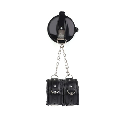 Sex Products PU Leather Handcuffs Footcuffs Sex Bondage Restraints Wrist Ankle Cuffs Product Adult Game Toys for Women Men