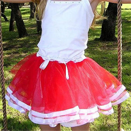 Baby Girl Tutu Skirt Cute Kids Princess Tulle Skirts Summer Children Party Ribbon Skirt Girls Dance Pettiskirt