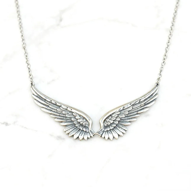 Vintage Angel Wing Choker, Boho Statement Necklace, Feather Bib Collar for Women, Festival Wedding Jewelry
