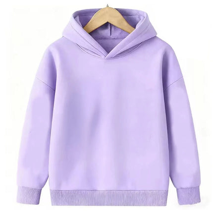 NEW Fashion Kids Boy Hoodies Hoodies 2025 Spring Autumn Girls Casual Hoodies Sweatshirt Kids Solid Color Hoodies Sweatshirt