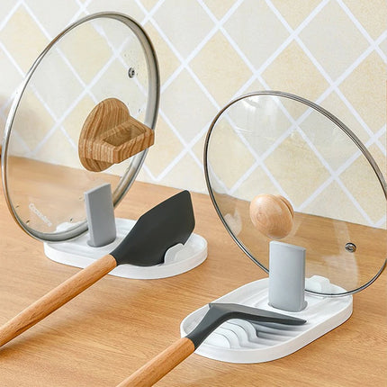 Foldable Pot Lid Holder Kitchen Organizer Shovel Storage Rack Drain Drying Rack for Sink Space Saving Kitchen Gadgets