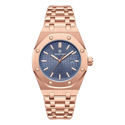 PAAZOMU Luxury Watches For Men Stainless Steel Waterproof Luminous Man Watch Date Week Fashion Casual Men's Quartz Watch Reloj
