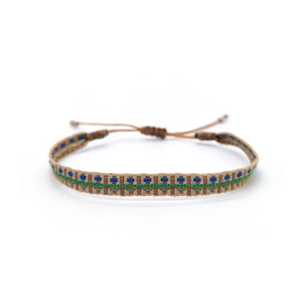 KKBEAD Colombia Bracelet Cloth Fabric Bracelets for Women Men Handwoven Braided Wristband Gift Wholesale Boho Friendship Jewelry