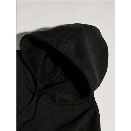 Men's Gothic Dark Print Zipper Hooded Casual Sports Sweatshirt Zipper Jacket Autumn and Winter New Casual Retro Street Style Top