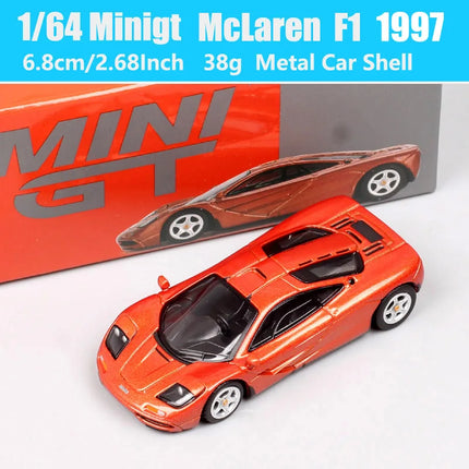 MiniGT 1/64 Scale  Nissan Skyline GTR Racing Z Honda Civic Cadillac V 911 GT3 McLaren Datsun 510 Pickup Truck  Car Model Toy