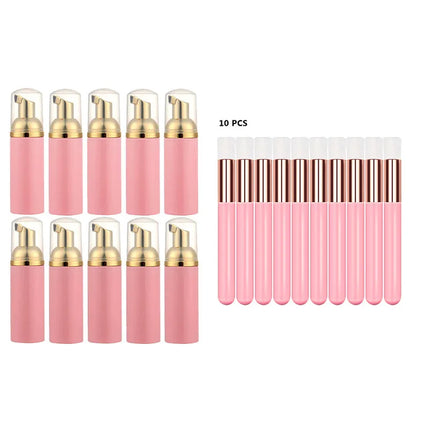 Eyelash Extension Shampoo Concentrate Kit 100ml Lash Bath Foam Cleanser Mousse Friendly For Daily Face lash cleanser concentrate