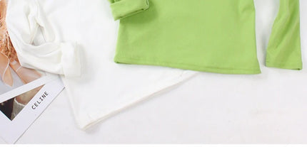 New 2025 Autumn Winter Boys Girls Kids Fashion Solid T-Shirt Tops Children O-Neck Long Sleeve Warm Casual T-Shirts