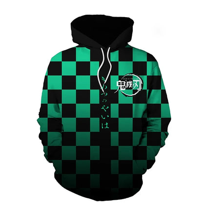 Funny 3D Anime Print Hoodies For Men Hip Hop Trend Y2k Clothing Fashion Casual Sweatshirts Autumn and Winter Oversized Pullover