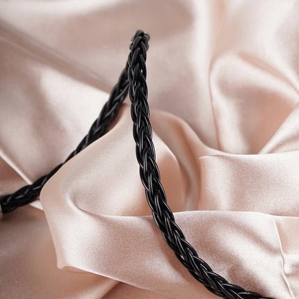 NICEHCK BlackCat Ultra 8 Strands Zinc Copper Alloy Oil Soaked HiFi Earphone Cable 4.4 MMCX 2Pin for ZERO Cadenza LAN tangzu fudu