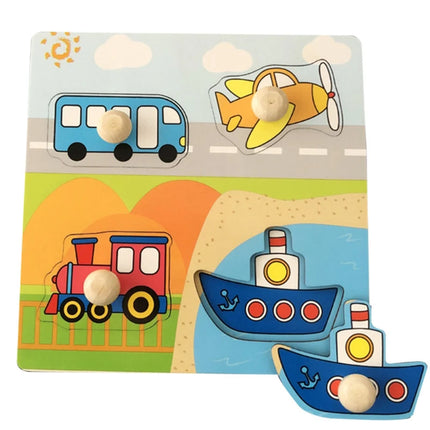 Baby Montessori Puzzles Wooden Toys for Children 1 2 3 Years Educational Learning Kids Games Child Birthday Gifts