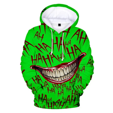 Men's expression Hoodies Sweatshirt Fashion Long Sleeve Crew Neck 3D Print Party Holiday Streetwear White Drawstring Fall Hoodie