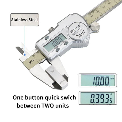 Shahe Digital Vernier Caliper Gauge Paquimetro Electronic Digital Caliper Paquimetro Digital 150 MM Measuring Tool