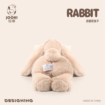 35CM Cute Rabbit Stuffed Plush Toy Long Ear Easter Bunny Soft Plushies Doll Sleeping Bedroom Decor Baby Girls Birthday Kid Gifts