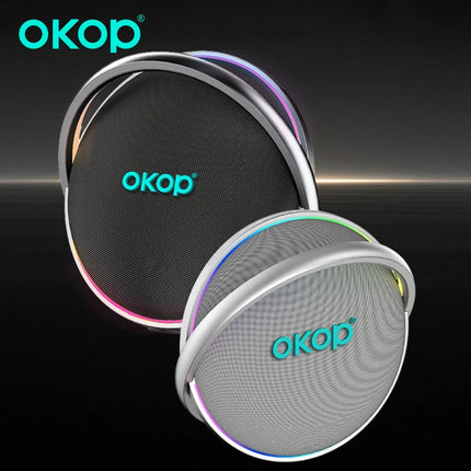 OKOP Bluetooth Speaker 120W High-power Subwoofer RGB Ambient Light Outdoor Long-lasting Battery Life Subwoofer Caixa De Som범블비헬맷